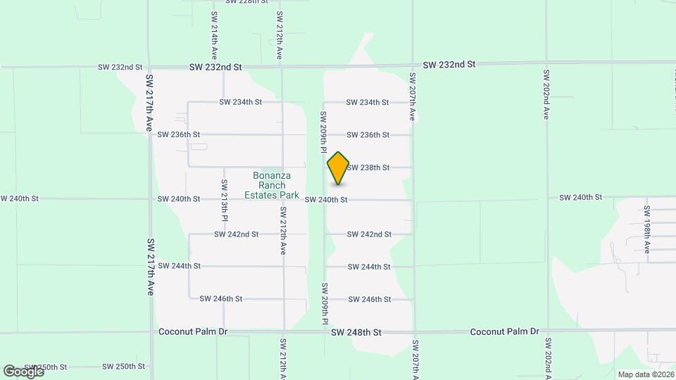20945 SW 240th St Map and Location Details