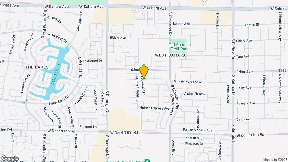 2978 Jacaranda Dr Map and Location Details