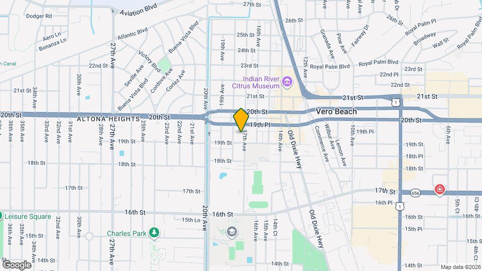 1941 17th Ave Mapa y Detalles de la Ubicación