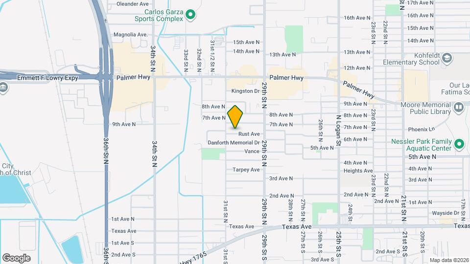 3018 Rust Ave Mapa y Detalles de la Ubicación