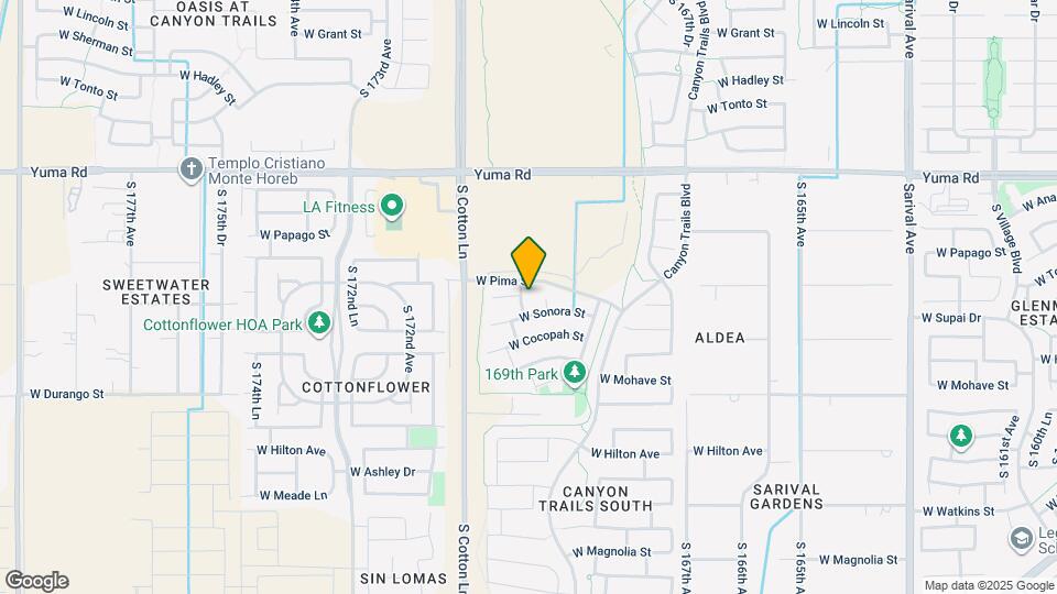 1647 S 170th Ave Map and Location Details
