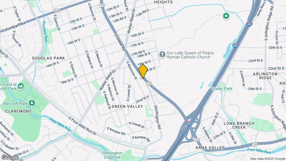 2022 S Glebe Rd Map and Location Details