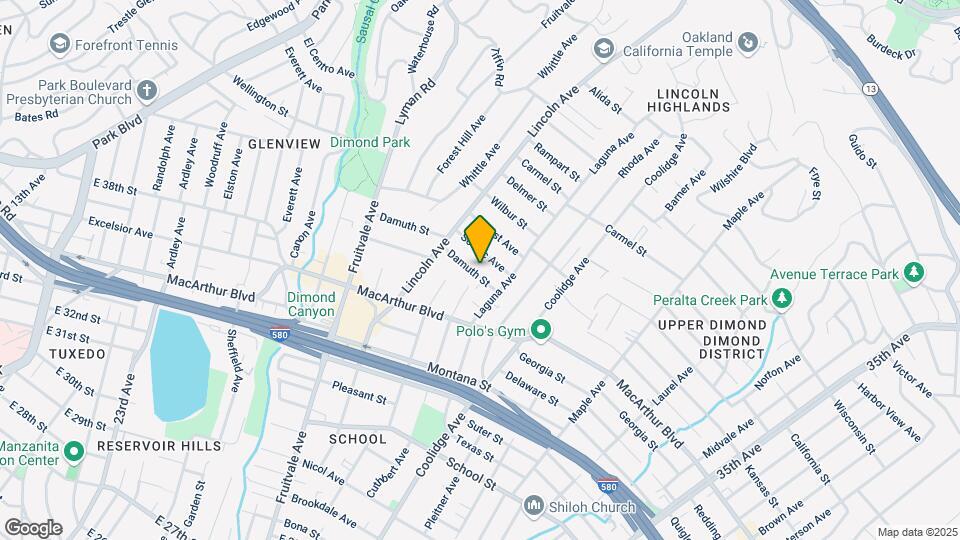 2508 Damuth St Mapa y Detalles de la Ubicación