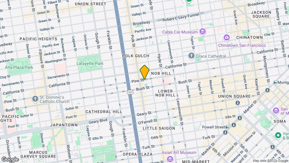 1465 Pine St Map and Location Details