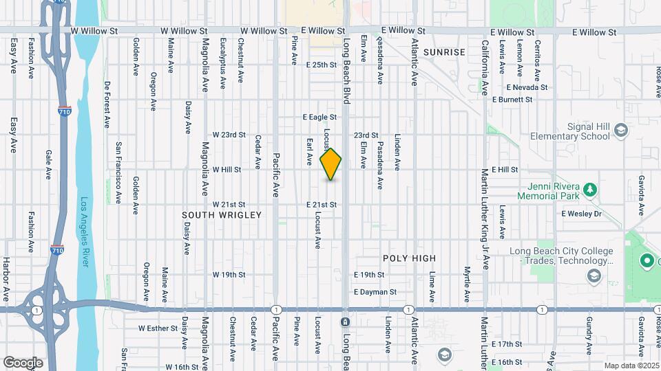 2148 Locust Ave Map and Location Details