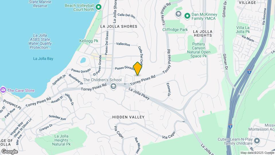 2420 Torrey Pines Rd Map and Location Details