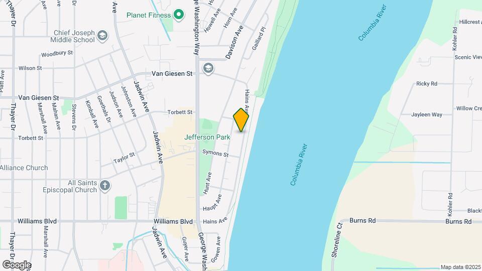 1415 Hains Ave Map and Location Details