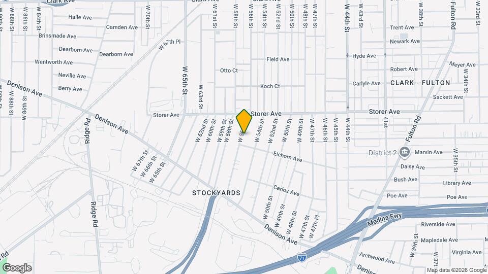 3431 W 56th St Map and Location Details