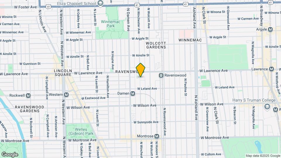 4727 N Winchester Ave Map and Location Details