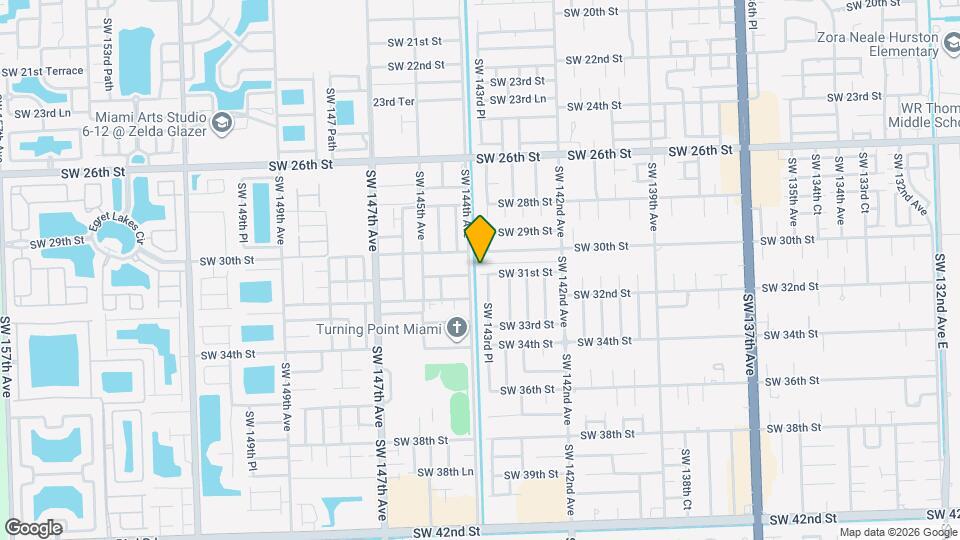 14361 SW 31st St Map and Location Details