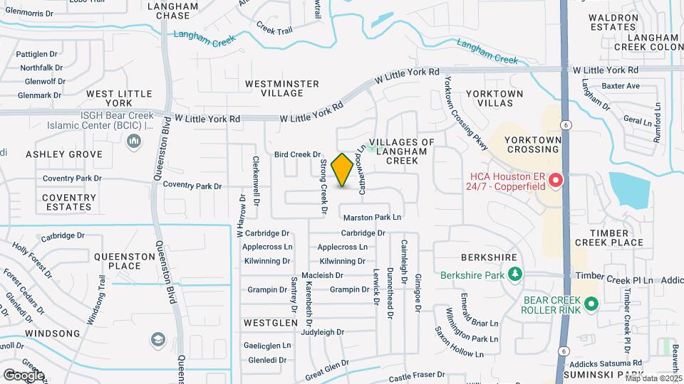 16847 Carrollton Creek Ln Map and Location Details