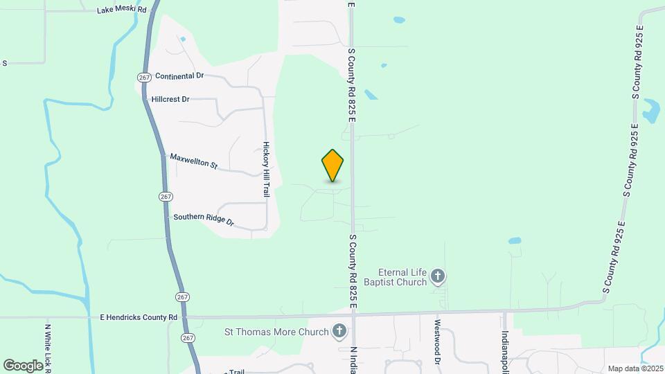 8576 S County Road 825 E, Unit 1 Map and Location Details