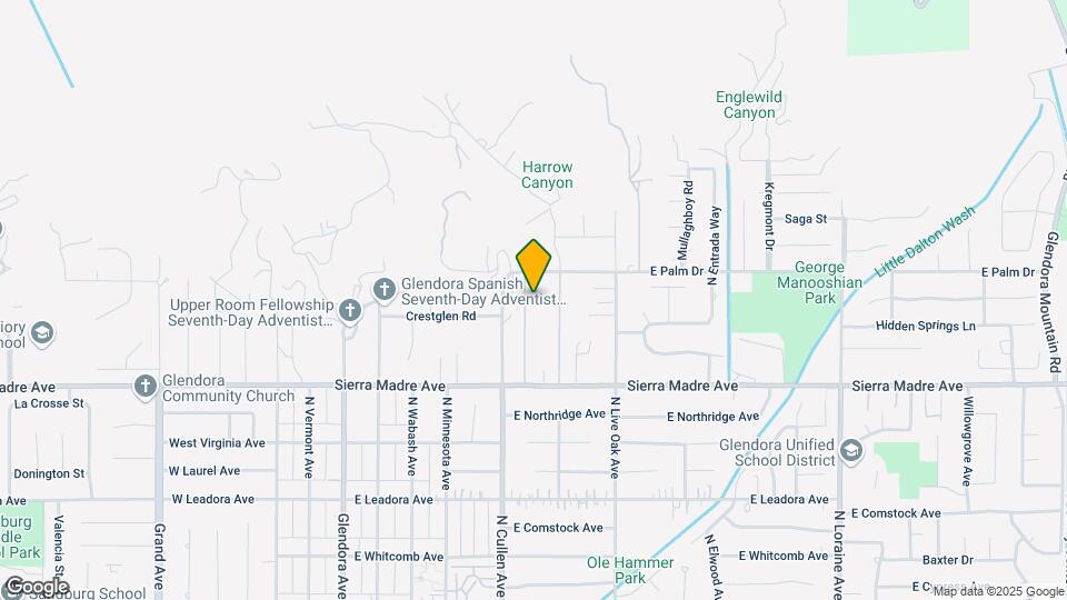 533 Sierra Madre Ave Map and Location Details