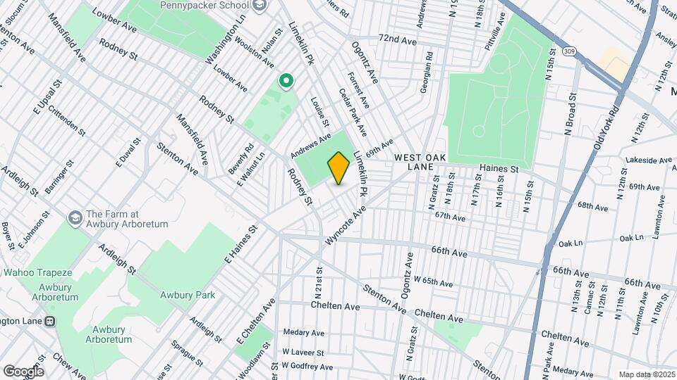 2029 Eastburn Ave Map and Location Details