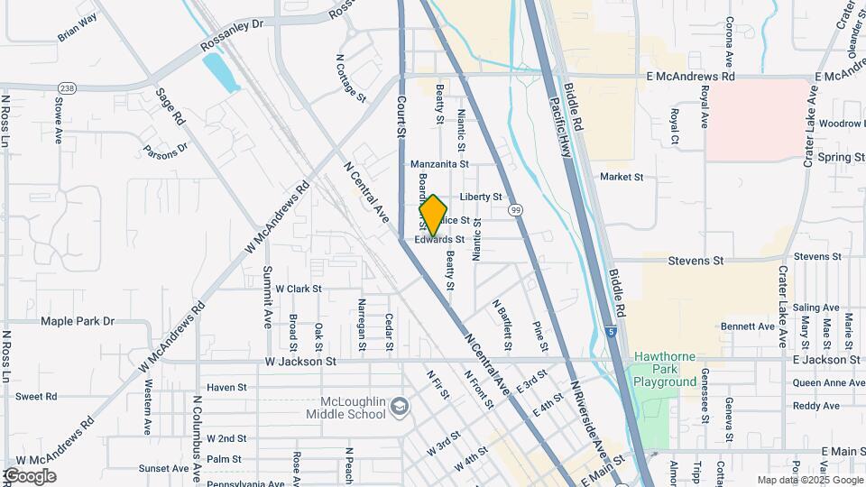 316 Edwards St Map and Location Details