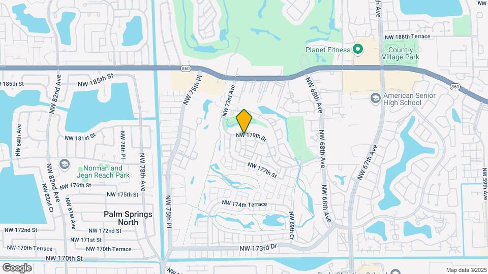 7160 NW 179th St Map and Location Details