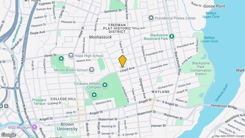 380 Lloyd Ave, Unit unit 1A Map and Location Details