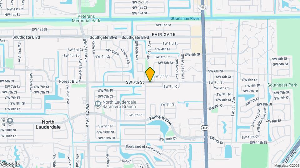 6340 SW 7th St, Unit 03-209 Map and Location Details