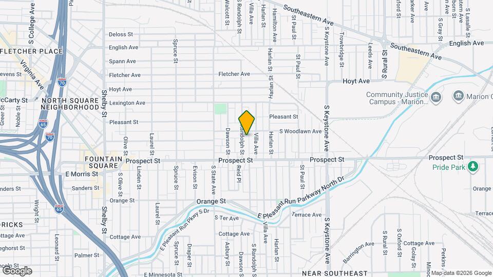 1015 S Randolph St Map and Location Details