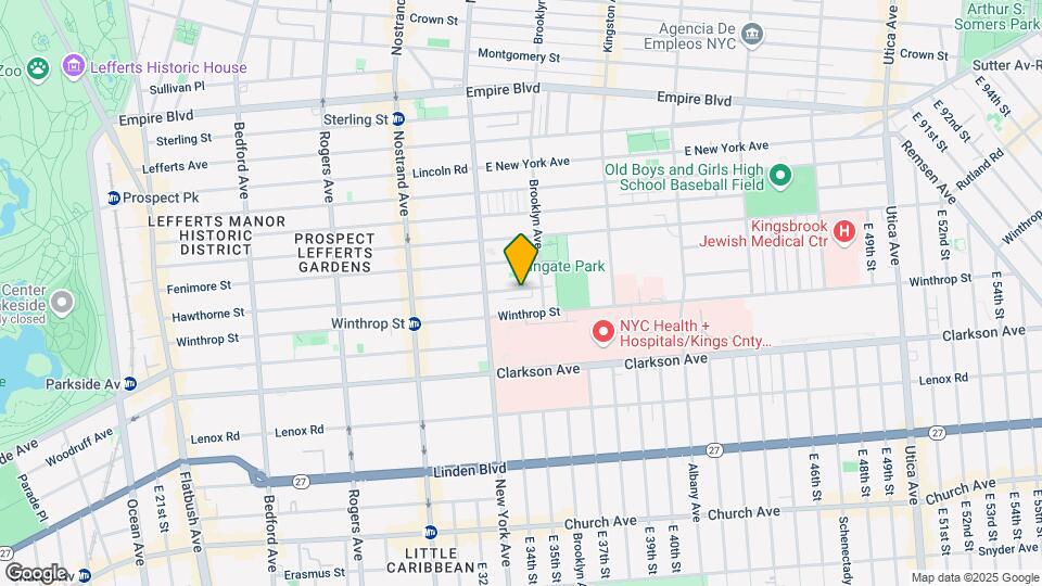 652 Brooklyn Avenue Map and Location Details