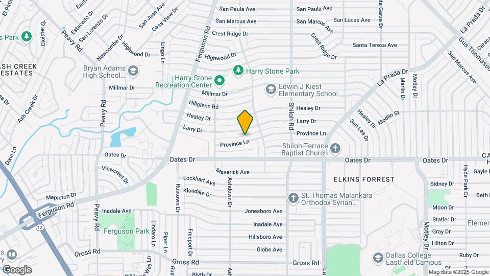 2515 Province Ln Map and Location Details