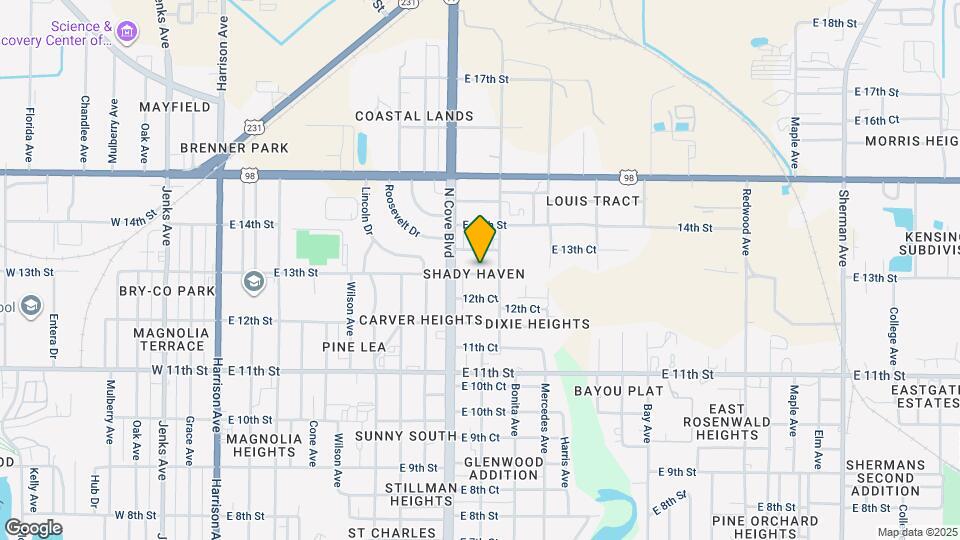 715 E 13th St Map and Location Details