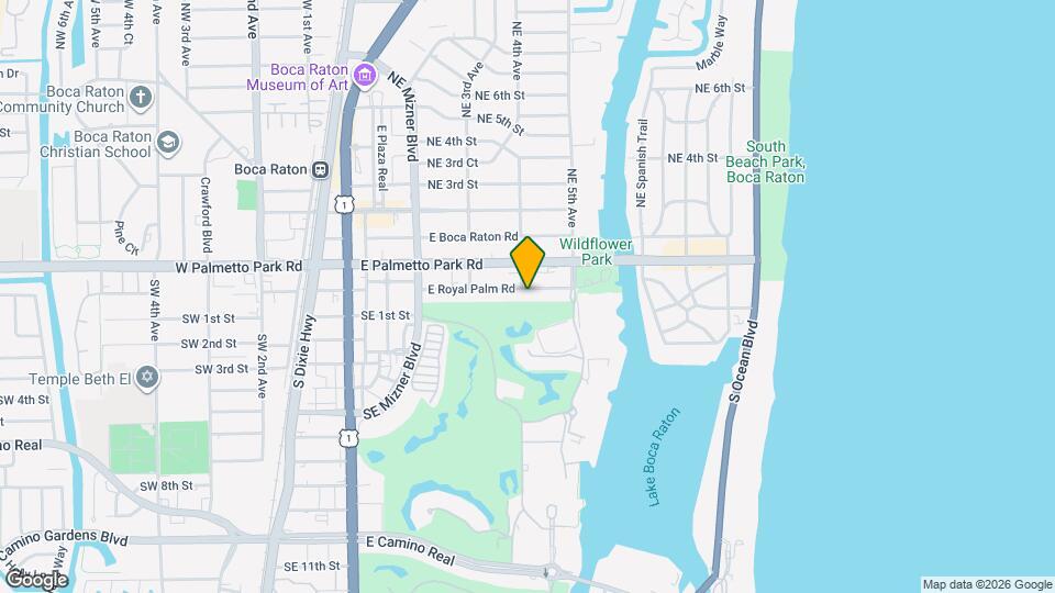 400 E Royal Palm Rd Map and Location Details