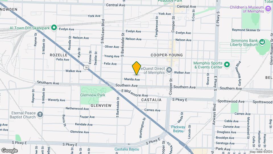 1974 Manila Ave Map and Location Details