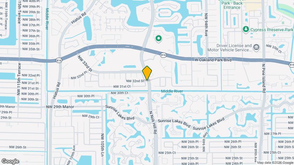 3160 NW 101st Ave Map and Location Details