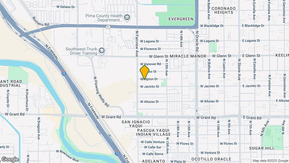 835 W Tipton Dr Map and Location Details