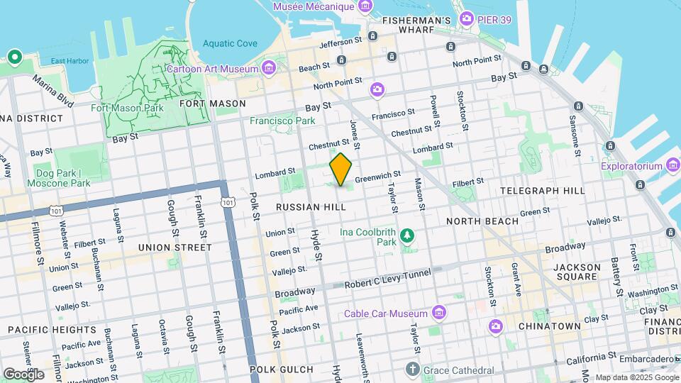 2150-2156 Leavenworth St Map and Location Details