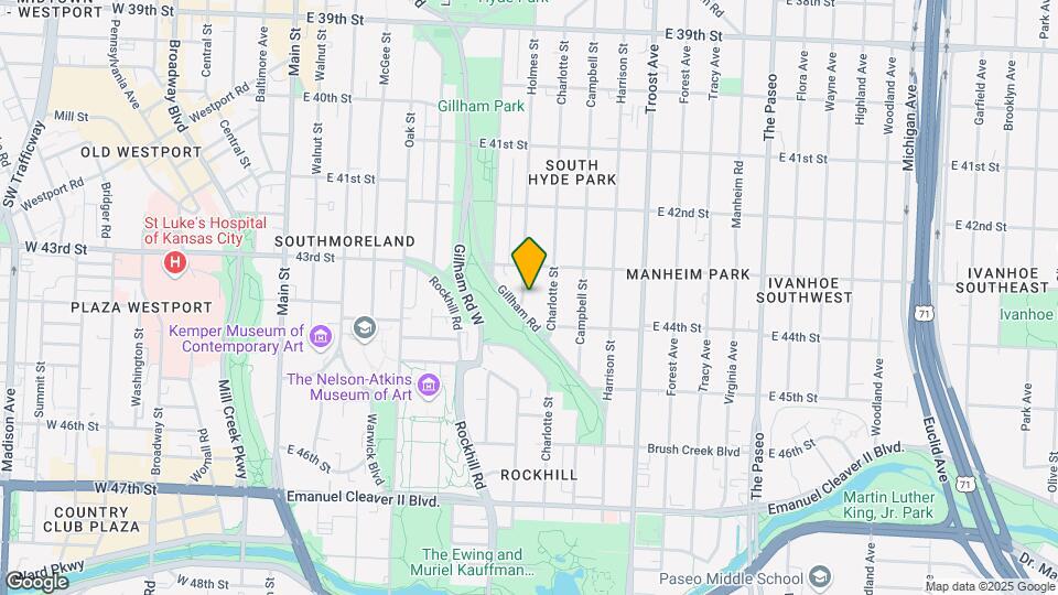 4325 Holmes St Mapa y Detalles de la Ubicación