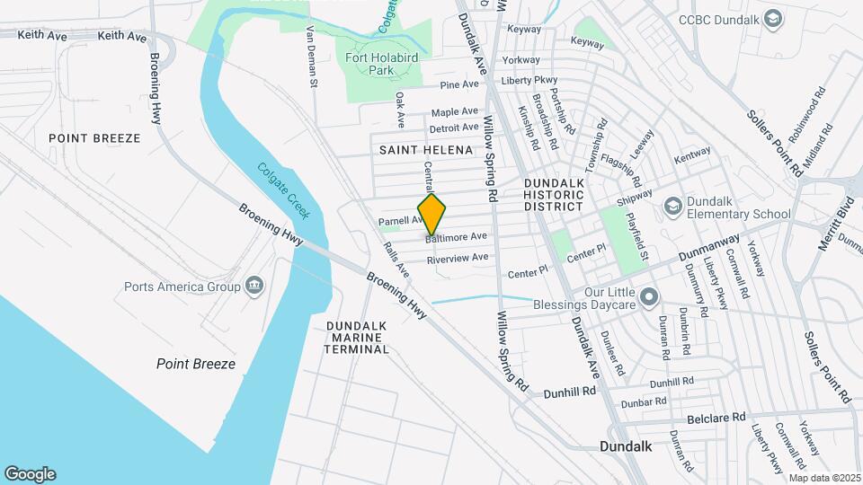 6545 Baltimore Ave Map and Location Details