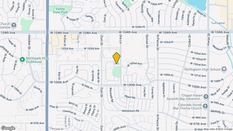 2131 W 101st Cir Map and Location Details