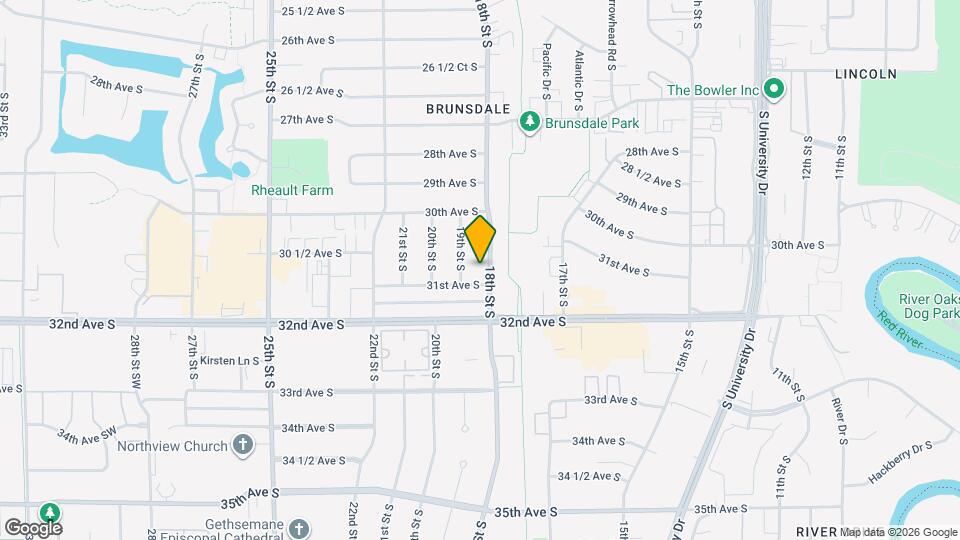 3043 18th St S Map and Location Details