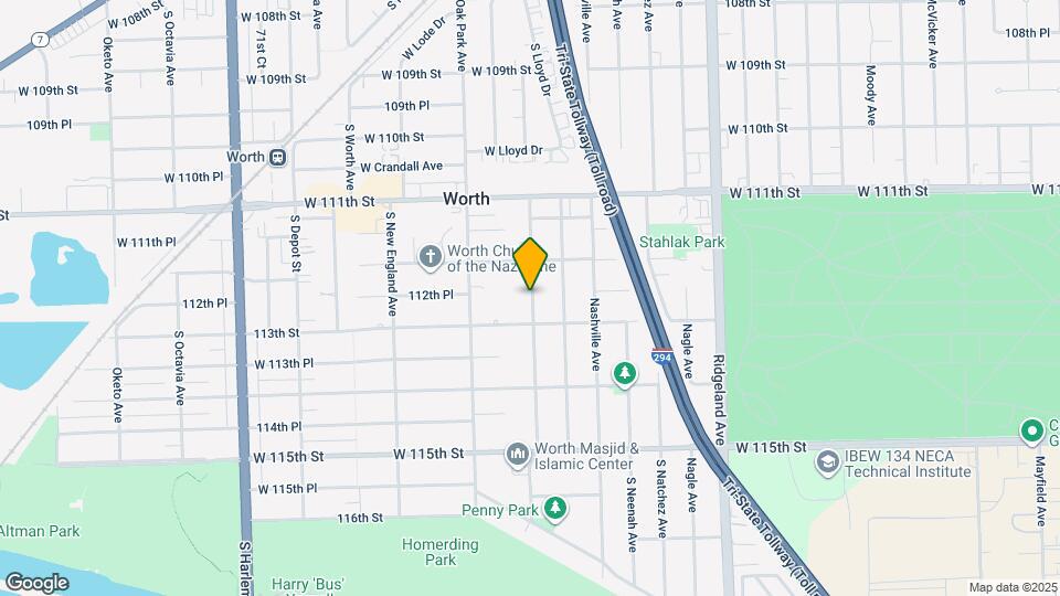 11232 S Normandy Ave Map and Location Details