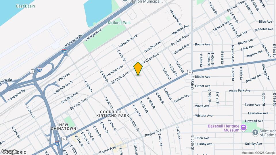 1383-1385 E 45th St Map and Location Details
