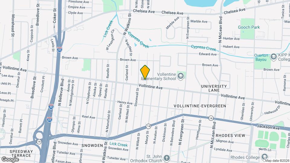 961 N Willett St Map and Location Details