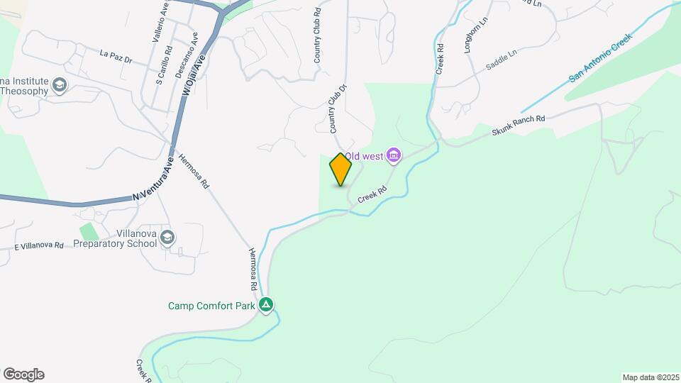 1205 Country Club Dr Map and Location Details