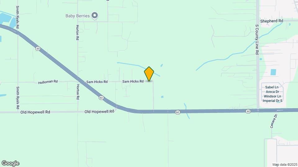2907 Sam Hicks Rd Map and Location Details