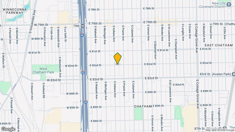 8203 S Indiana Ave Mapa y Detalles de la Ubicación