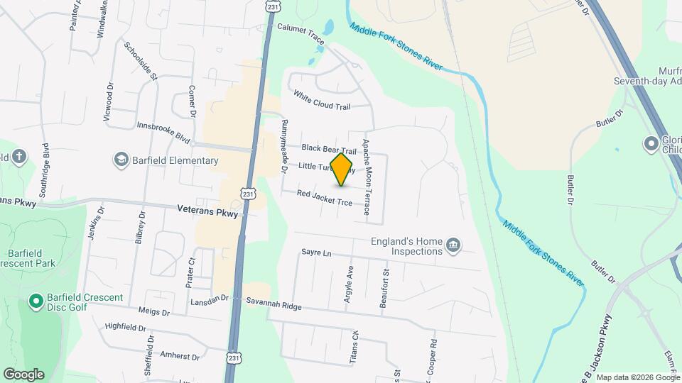 214 Quanah Parker Trail Map and Location Details