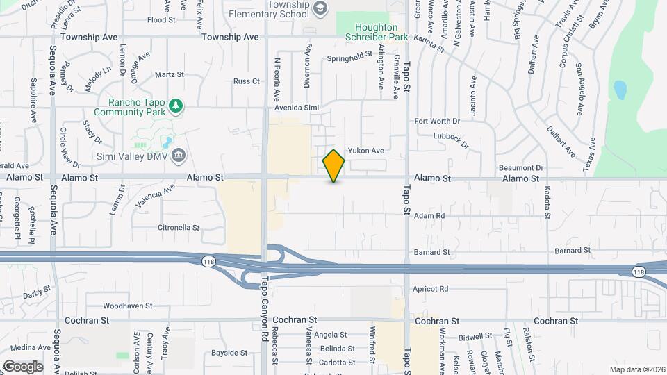 4120 Alamo St Map and Location Details