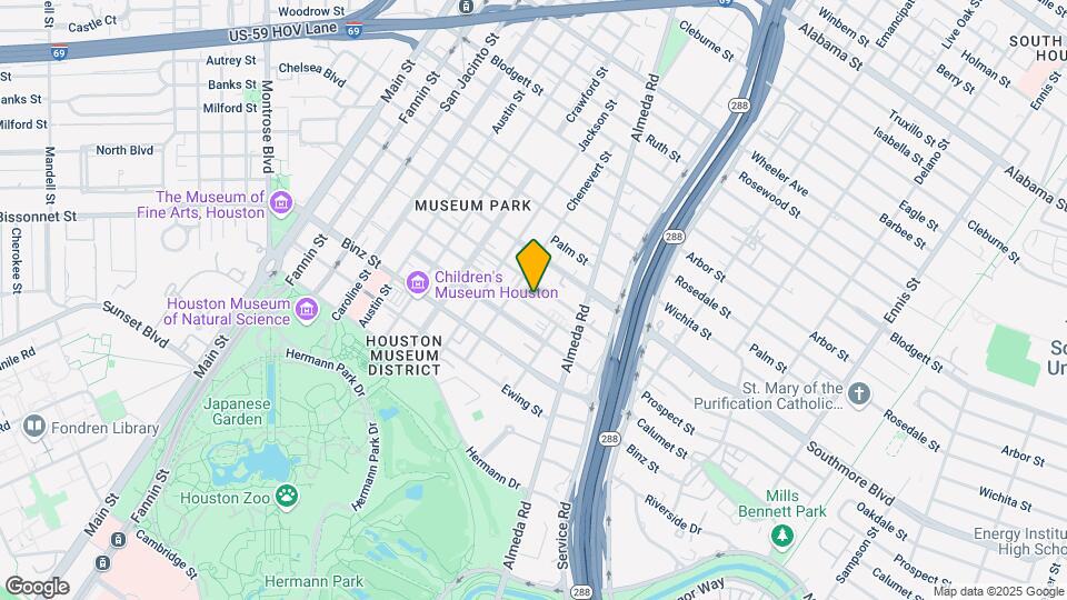 1819 Prospect St Map and Location Details