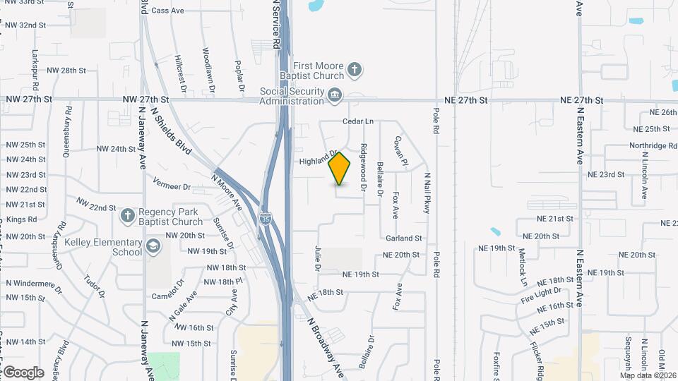 2204 Edgewood Dr Map and Location Details