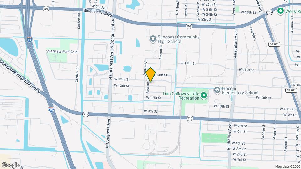 1650 W 12th Ct Map and Location Details