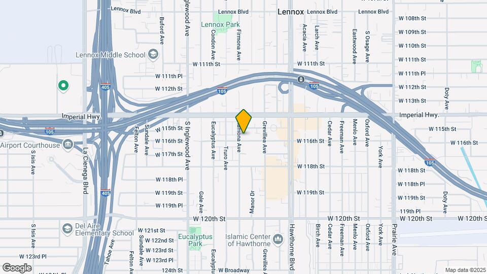 4585 W 116th St Map and Location Details