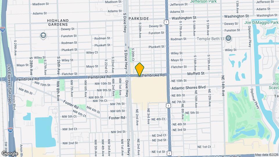 Parks at Hallandale Mapa y Detalles de la Ubicación