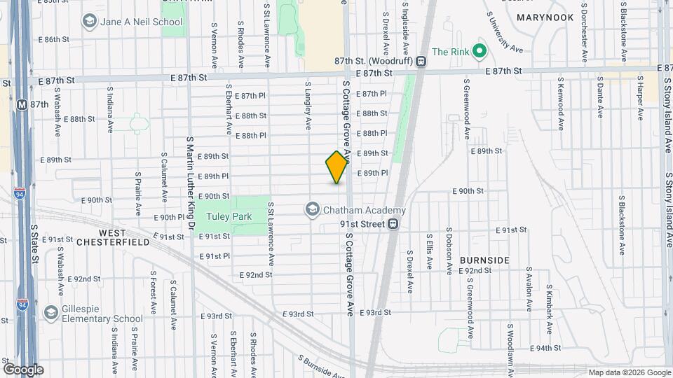 740 E 90th St, Unit 740 E. 90th Street Map and Location Details