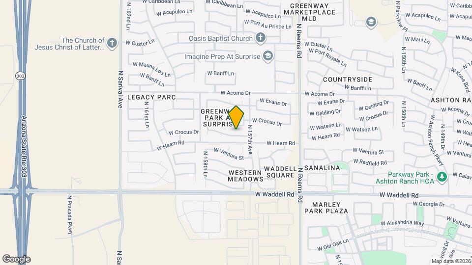 15750 W Watson Ln Map and Location Details